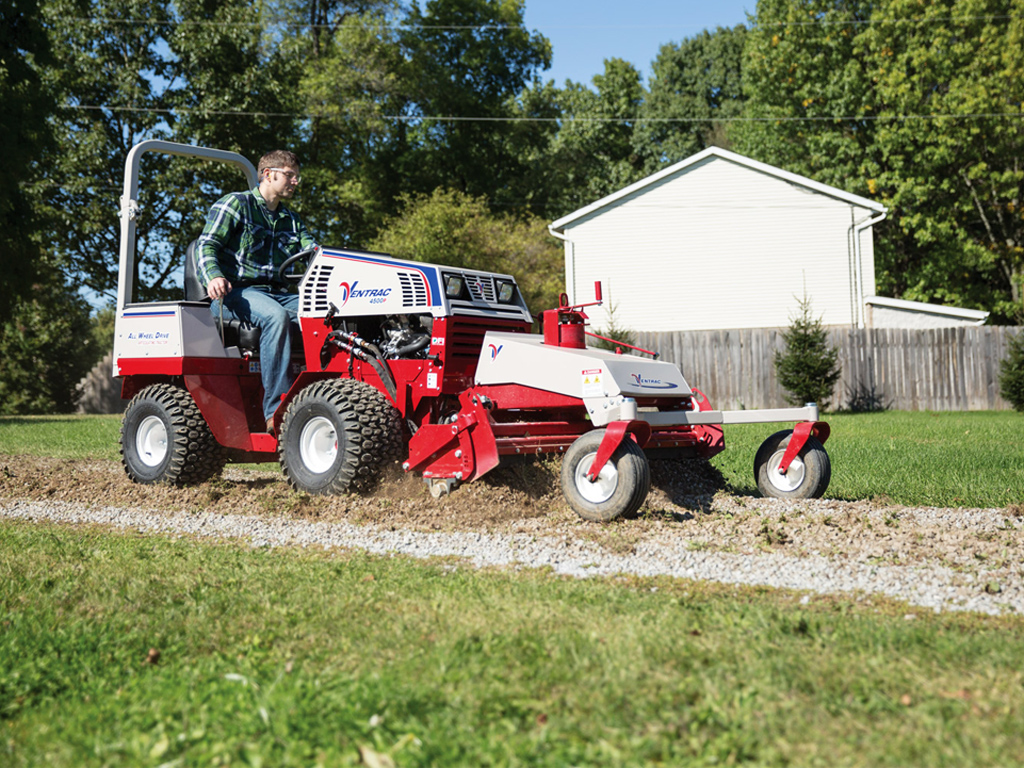 Ventrac with Power Rake