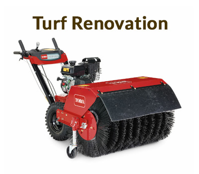 Toro turf renovation equipment
